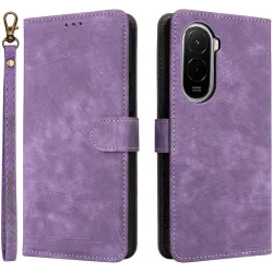 Coque portefeuille Phonesta Vintage Skin pour Xiaomi Poco M7 - Violet