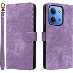 Coque portefeuille Phonesta Vintage Skin pour Xiaomi Redmi 15C / Xiaomi Poco C85 - Violet