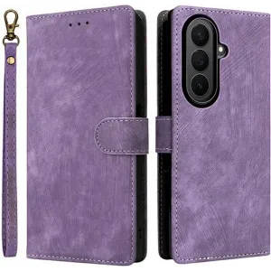 Coque portefeuille Phonesta Vintage Skin pour Samsung Galaxy Z Fold 7 - Violet