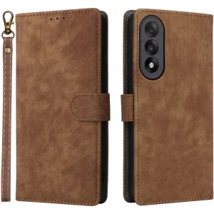 Coque portefeuille Phonesta Vintage Skin pour OnePlus Nord 5 - Marron