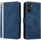 Coque portefeuille Phonesta Vintage Skin pour OnePlus Nord CE5 - Bleu