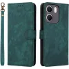 Coque portefeuille Phonesta Vintage Skin pour Oppo A5x - Vert