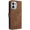 Coque portefeuille Phonesta Vintage Skin pour Oppo A6 Pro - Marron 7