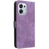 Coque portefeuille Phonesta Vintage Skin pour Oppo A6 Pro - Violet 7