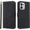 Coque portefeuille Phonesta Vintage Skin pour Oppo A6 Pro - Noir 0