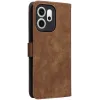 Coque portefeuille Phonesta Vintage Skin pour Oppo Reno14 F/FS - Marron 7