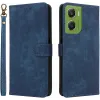 Coque portefeuille Phonesta Vintage Skin pour Motorola Moto G06/G06 Power - Bleu