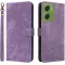 Coque portefeuille Phonesta Vintage Skin pour Motorola Moto G06/G06 Power - Violet
