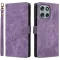 Coque portefeuille Phonesta Vintage Skin pour Motorola Moto G56 - Violet
