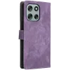 Coque portefeuille Phonesta Vintage Skin pour Motorola Moto G56 - Violet 7
