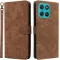Coque portefeuille Phonesta Vintage Skin pour Motorola Moto G57 Power - Marron