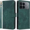 Coque portefeuille Phonesta Vintage Skin pour Xiaomi Poco F8 Ultra - Vert