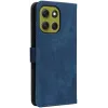 Coque portefeuille Phonesta Vintage Skin pour Motorola Moto G86 - Bleu 8