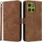 Coque portefeuille Phonesta Vintage Skin pour Motorola Moto G86 - Marron