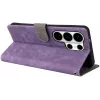 Coque portefeuille Phonesta Vintage Skin pour Samsung Galaxy S26 Ultra - Violet 3