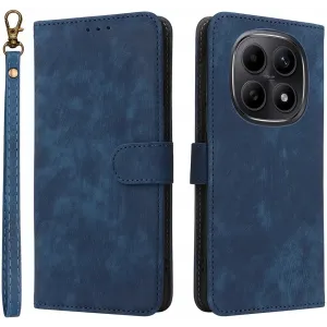 Coque portefeuille Phonesta Vintage Skin pour Xiaomi Redmi Note 15 4G/5G / Xiaomi Poco M8 - Bleu