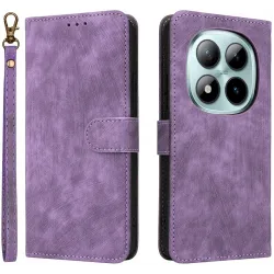 Coque portefeuille Phonesta Vintage Skin pour Xiaomi Redmi Note 15 Pro 5G - Violet