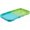 Coque arrière en silicone Phonesta Wavy Gradient pour Apple iPhone 16 Pro - Vert/Bleu 4