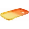 Coque arrière en silicone Phonesta Wavy Gradient pour Apple iPhone 16 Pro Max - Orange/Jaune 4