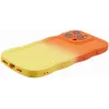 Coque arrière en silicone Phonesta Wavy Gradient pour Apple iPhone 16 Pro Max - Orange/Jaune 5