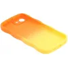 Coque arrière en silicone Phonesta Wavy Gradient pour Apple iPhone 17e/16e - Orange/Jaune 6