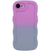 Coque arrière en silicone Phonesta Wavy Gradient pour Apple iPhone 17e/16e - Violet