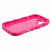 Coque arrière en silicone Phonesta Wavy pour Apple iPhone 16 - Hot Pink 4
