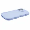 Coque arrière en silicone Phonesta Wavy pour Apple iPhone 16 - Violet 5