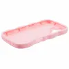 Coque arrière en silicone Phonesta Wavy pour Apple iPhone 16 - Rose 4