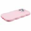 Coque arrière en silicone Phonesta Wavy pour Apple iPhone 16 Pro - Rose 5
