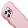 Coque arrière en silicone Phonesta Wavy pour Apple iPhone 16 Pro Max - Rose 6