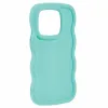 Coque arrière en silicone Phonesta Wavy pour Xiaomi 14T - Vert menthe 3