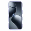 Coque arrière en silicone Phonesta Wavy pour Xiaomi 14T - Violet 2