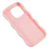 Coque arrière en silicone Phonesta Wavy pour Xiaomi 14T - Rose 4