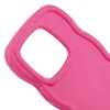 Coque arrière en silicone Phonesta Wavy pour Xiaomi 14T Pro - Hot Pink 6