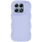 Coque arrière en silicone Phonesta Wavy pour Xiaomi 14T Pro - Violet
