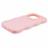 Coque arrière en silicone Phonesta Wavy pour Xiaomi 14T Pro - Rose 5