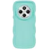 Coque arrière en silicone Phonesta Wavy pour Xiaomi Redmi 14C / Xiaomi Poco C75 - Vert menthe 0