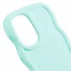 Coque arrière en silicone Phonesta Wavy pour Samsung Galaxy A16 - Vert menthe 6