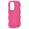 Coque arrière en silicone Phonesta Wavy pour Samsung Galaxy A36/A56 - Hot Pink 3