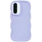 Coque arrière en silicone Phonesta Wavy pour Samsung Galaxy A36/A56 - Violet