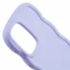 Coque arrière en silicone Phonesta Wavy pour Samsung Galaxy A36/A56 - Violet 6