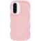 Coque arrière en silicone Phonesta Wavy pour Samsung Galaxy A36/A56 - Rose