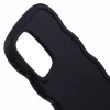 Coque arrière en silicone Phonesta Wavy pour Samsung Galaxy A36/A56 - Noir 6