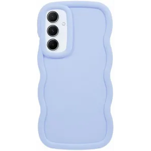 Coque arrière en silicone Phonesta Wavy pour Samsung Galaxy S24 FE - Violet