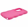 Coque arrière en silicone Phonesta Wavy pour Samsung Galaxy S25 Ultra - Hot Pink 5