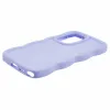 Coque arrière en silicone Phonesta Wavy pour Samsung Galaxy S25 Ultra - Violet 5