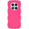 Coque arrière en silicone Phonesta Wavy pour Xiaomi Redmi Note 14 Pro 4G - Hot Pink