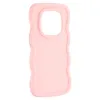 Coque arrière en silicone Phonesta Wavy pour Xiaomi Redmi Note 14 Pro 4G - Rose 3