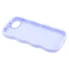 Coque arrière en silicone Phonesta Wavy pour Apple iPhone 17e/16e - Violet 6